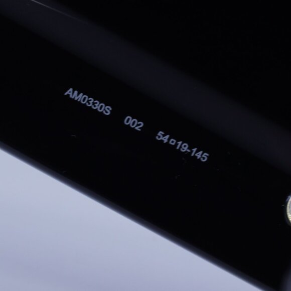 Alexander McQueen AM0330S 002 Oval Sunglasses - Black/Grey - Picture 9 of 10